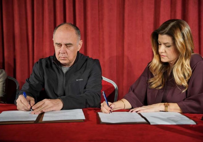 Cooperation Protocol signed in Banja Luka with the National Theatre of the Republic of Srpska